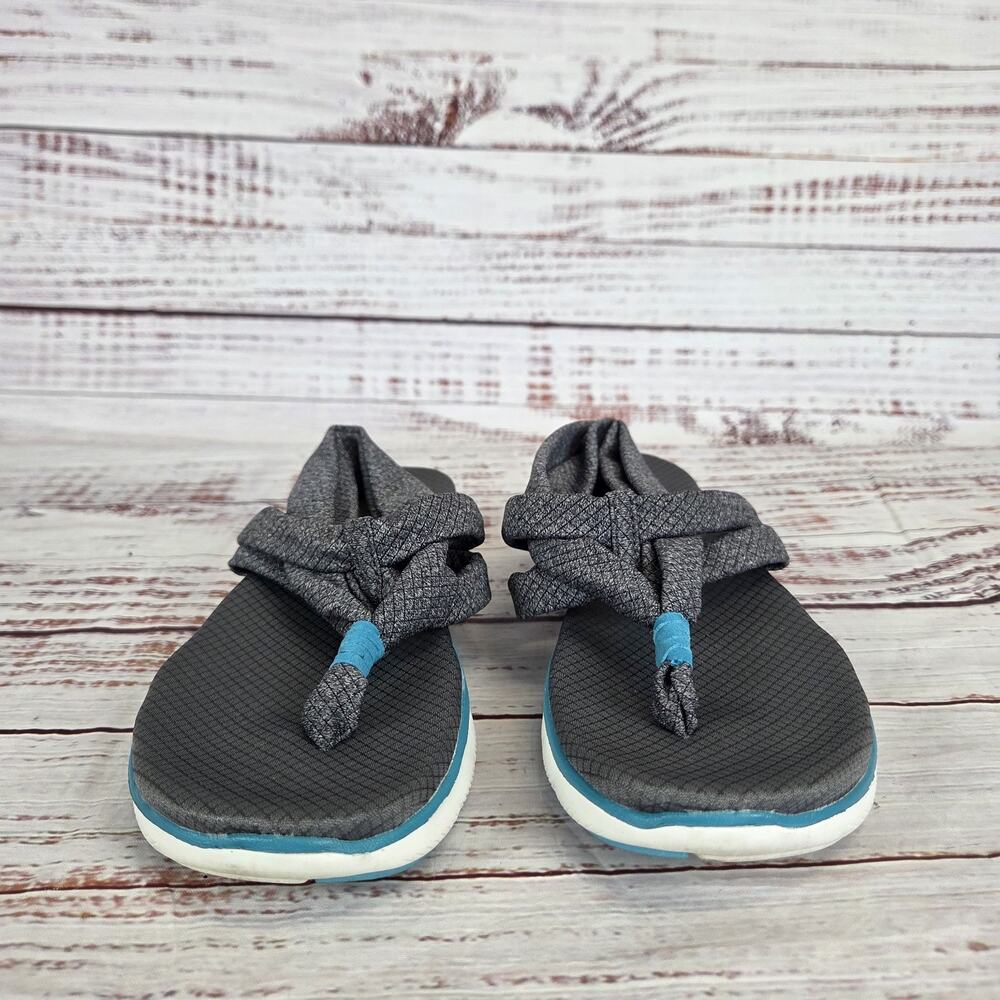 Skechers Shoes Womens 8 Dual Lite Memory Foam Gel Flip Flop Sandals Summer Vibes - Picture 4 of 10